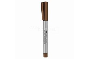 MARCADOR PERMANENTE FABER CASTELL 1.0 MARROM