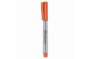 MARCADOR PERMANENTE FABER CASTELL 1.0 LARANJA