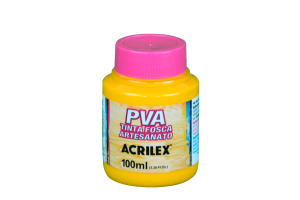 TINTA FOSCA ARTESANATO ACRILEX 100ML AMARELO