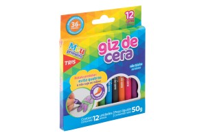 GIZ CERA TRIS FINO 12 CORES CX