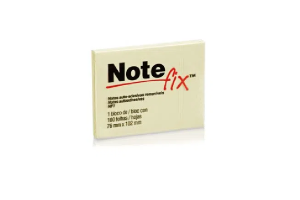POST-IT 3M NOTEFIX AMARELO 100F 76X102MM