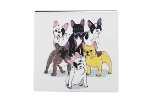 BLOCO DE ANOTAÇÕES BROCHURA 68 FL ANIMAIS 74MM X 74MM
