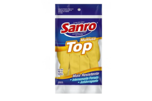 PAR DE LUVA LATEX G TOP SANRO