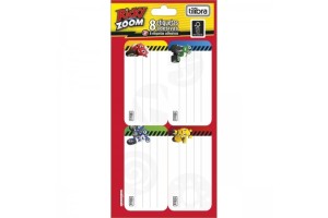 ETIQUETA ADESIVA TILIBRA RICKY ZOOM COM 8 UNIDADES